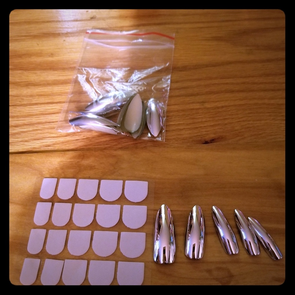 Extra long stiletto nails